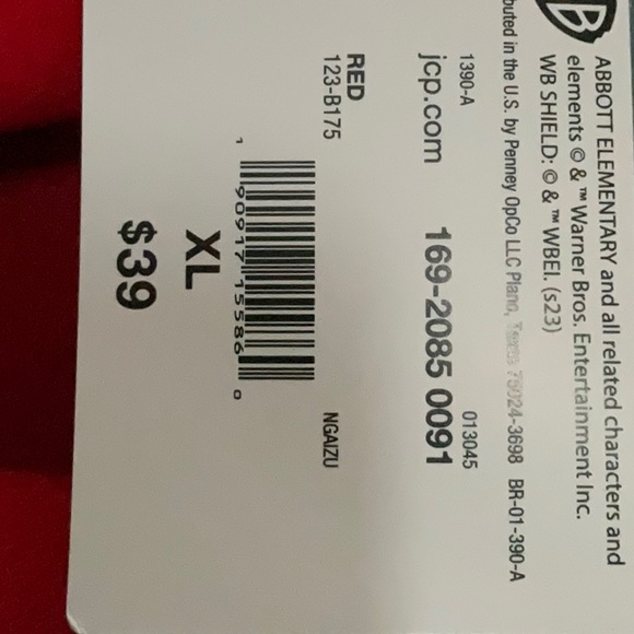 Women’s Tie Front Sleeveless Blouse Red - Picture 6 of 6